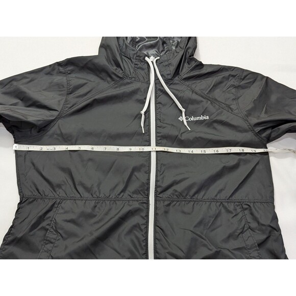 Columbia Flash Forward light Weight Black Jacket Windbreaker Woman's Medium - Picture 6 of 15